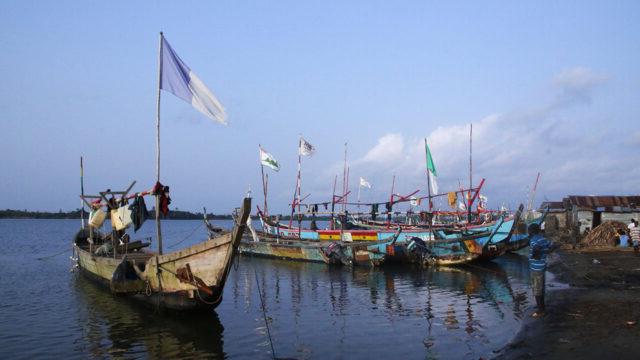 View of Ghanaian fishing fleet that Tetra Tech is aligning with ecological carrying capacity